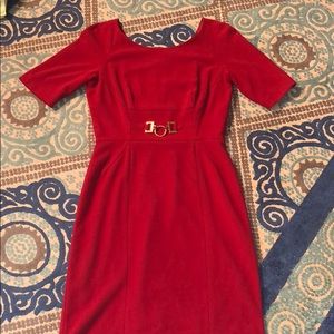 Tahari buckle dress
